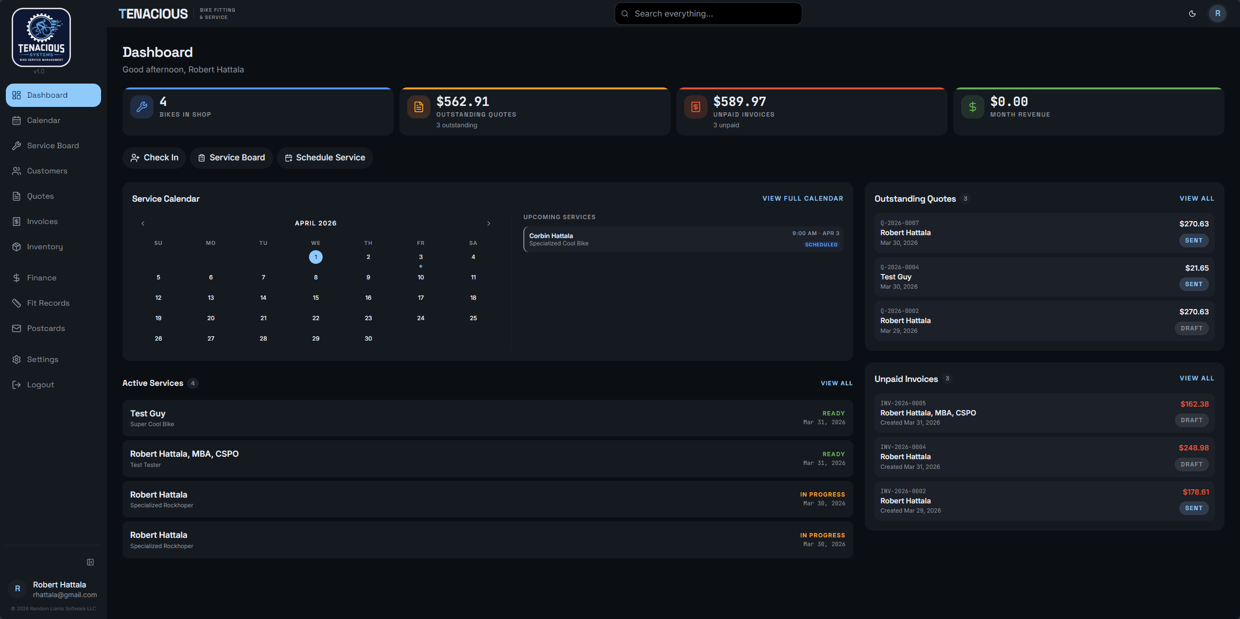 Tenacious Systems — Service Management for Bike Techs — From Trailside to Shop Floor