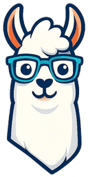 Random Llama's bespectacled llama